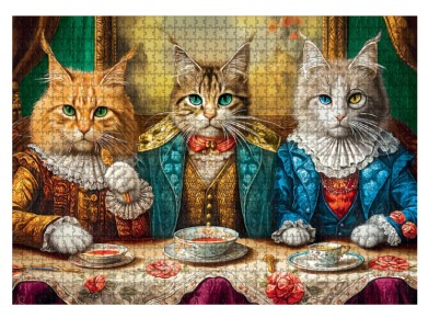 Пазлы детские Sima-Land, 48*68 см, 1000 элементов, «Кошачий мир» Пазлы детские Sima-Land, 48*68 см, 1000 элементов, «Кошачий мир»