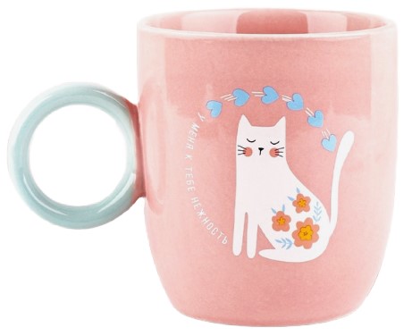 Кружка керамическая Sima-Land 420 мл, «Нежность»