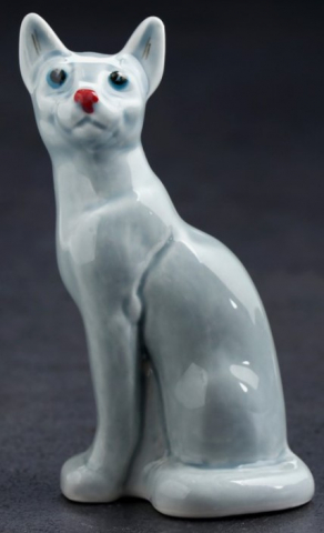 Статуэтка фарфоровая «Кошка Тайка», 10 см, ассорти
