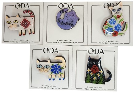 Брошь авторская (Данилюк О.Г.) 5×4,5 см, ассорти Брошь авторская (Данилюк О.Г.) 5×4,5 см, ассорти