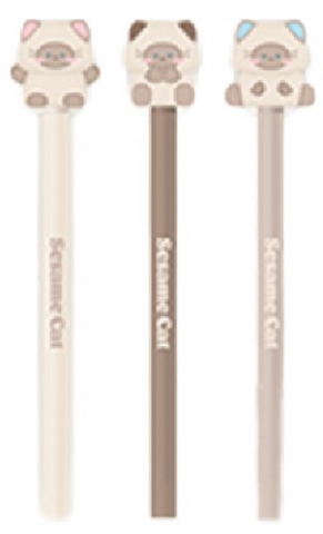 Ручка шариковая с топпером «Симаская кошечка», корпус ассорти, стержень синий