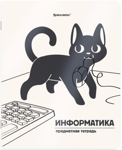 Тетрадь предметная А5, 48 л. на скобе «Кот-непоседа», 165*202 мм, клетка, «Информатика» Тетрадь предметная А5, 48 л. на скобе «Кот-непоседа», 165*202 мм, клетка, «Информатика»