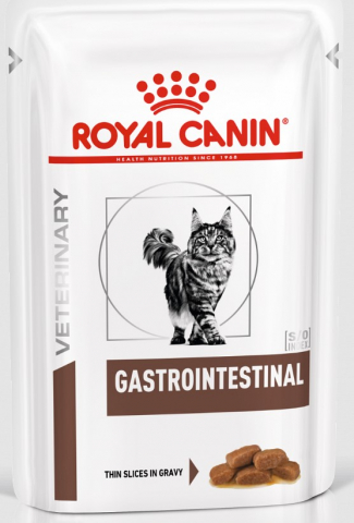Корм влажный Royal Canin Gastrointestinal (при острых расстройствах пищеварения, в реабилитационный период и при истощении), 85 г (в соусе) Корм влажный Royal Canin Gastrointestinal (при острых расстройствах пищеварения, в реабилитационный период и при истощении), 85 г (в соусе)