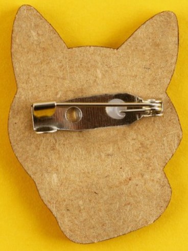 Значок деревянный «Рыжий кот», 2,6*3,5 см Значок деревянный «Рыжий кот», 2,6*3,5 см