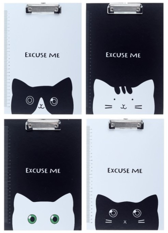 Планшет без крышки Excuse Me «Кот», ассорти (цена за 1 шт.) Планшет без крышки Excuse Me «Кот», ассорти (цена за 1 шт.)