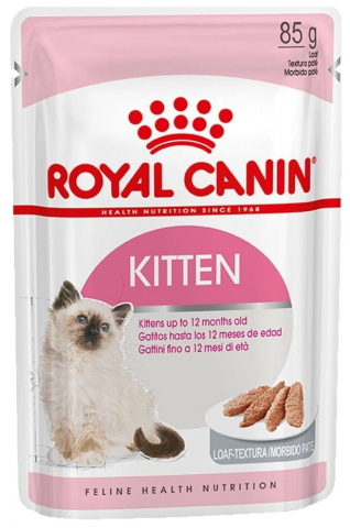 Корм влажный Royal Canin Kitten (для котят) 85 г (паштет; в период 2 фазы роста — до 12 мес.) Корм влажный Royal Canin Kitten (для котят) 85 г (паштет; в период 2 фазы роста — до 12 мес.)