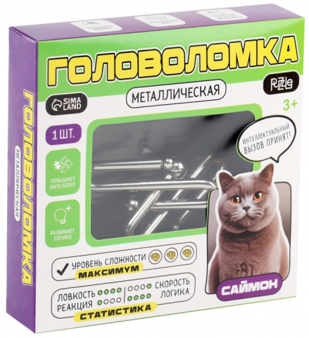 Игра-головоломка металлическая Sima-Land, «Саймон», 3+