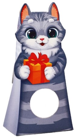 Коробка подарочная складная Sima-Land , 6*13*3,5 см, «Котёнок» (с окном) Коробка подарочная складная Sima-Land , 6*13*3,5 см, «Котёнок» (с окном)