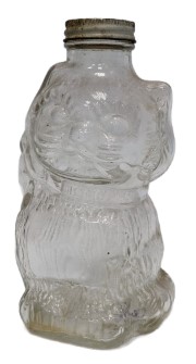 Флакон прозрачный (винтаж, стекло), 17,5*10,5 см Флакон прозрачный (винтаж, стекло), 17,5*10,5 см
