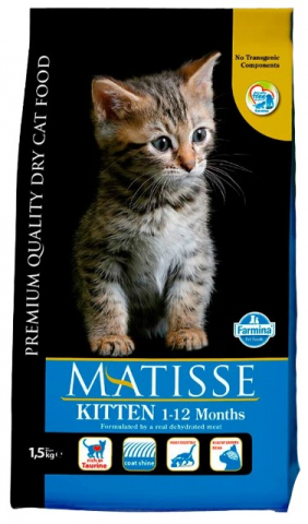 Корм сухой Matisse Kitten (для котят), 1,5 кг