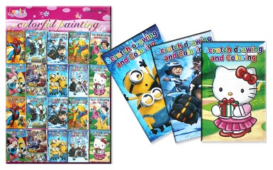 Набор для творчества «Гравюра. Царапка», 5*8 см, «Мультфильмы 15-3», ассорти