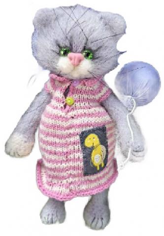 Игрушка мягкая «Кот» (Пинчук М.Ю.), 19,5*12*12,2 см