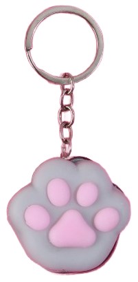 Брелок акриловый Sima-Land 4,5×4 см, «Лапка» Брелок акриловый Sima-Land 4,5×4 см, «Лапка»