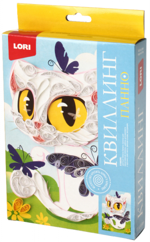Набор для квиллинга «Панно-3D» Lori, «Кошечка», 8+
