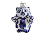 Игрушка елочная фарфоровая «Кошка» Игрушка елочная фарфоровая «Кошка»