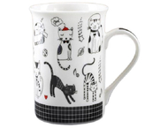 Кружка фарфоровая «Кошачьи будни» Кружка фарфоровая «Кошачьи будни»