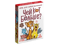 Игра настольная развивающая «Чей кот больше?» Игра настольная развивающая «Чей кот больше?»