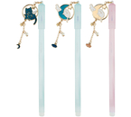 Ручка гелевая Meshu «Пиши-Стирай» с топпером, Grace Cats, корпус ассорти, стержень синий Ручка гелевая Meshu «Пиши-Стирай» с топпером, Grace Cats, корпус ассорти, стержень синий