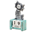 Благотворительный деревянный настольный календарь «Вечный», 7×4×14 см, «Полосатый кот» Благотворительный деревянный настольный календарь «Вечный», 7×4×14 см, «Полосатый кот»