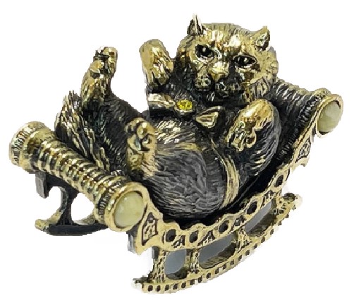 Фигурка сувенирная «Кот» BronzaMania «Кот на софе» Фигурка сувенирная «Кот» BronzaMania «Кот на софе»