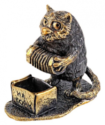 Фигурка сувенирная «Кот» BronzaMania «Кот Уличный музыкант» Фигурка сувенирная «Кот» BronzaMania «Кот Уличный музыкант»