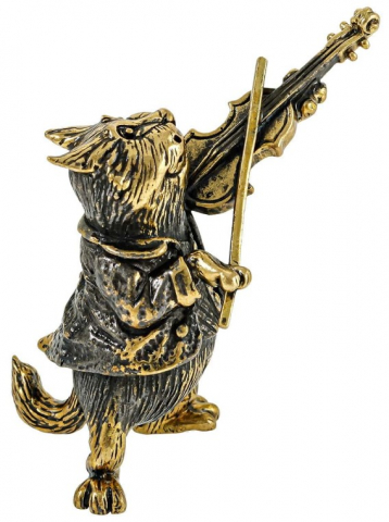 Сувенир «СувенирАрт» «Кот Скрипач» (без подставки) Сувенир «СувенирАрт» «Кот Скрипач» (без подставки)