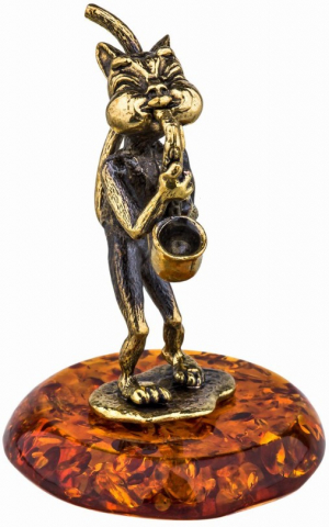 Сувенир «СувенирАрт» «Кот с саксофоном» (коньячный) Сувенир «СувенирАрт» «Кот с саксофоном» (коньячный)
