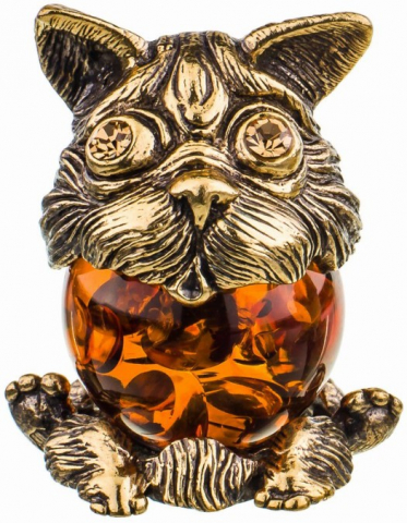 Сувенир «СувенирАрт» «Кот Мопсик» (коньячный) Сувенир «СувенирАрт» «Кот Мопсик» (коньячный)