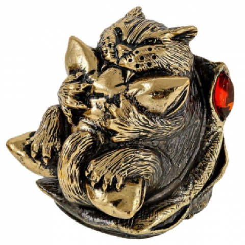 Фигурка сувенирная «Кот» BronzaMania «Кот — Все бесит» (с янтарем) Фигурка сувенирная «Кот» BronzaMania «Кот — Все бесит» (с янтарем)