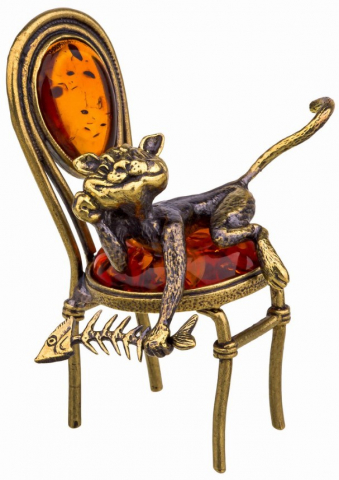 Сувенир «СувенирАрт» «Кот сытый на стуле» (коньячный) Сувенир «СувенирАрт» «Кот сытый на стуле» (коньячный)