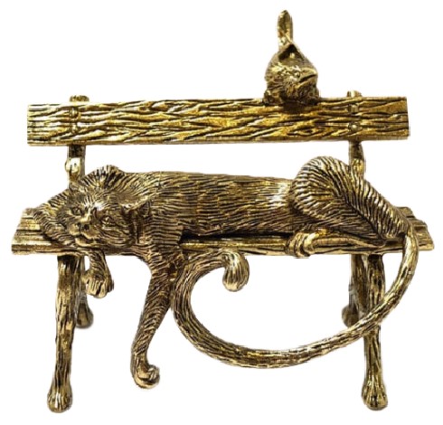 Фигурка сувенирная «Кот» BronzaMania «Кот на лавке (Low)» Фигурка сувенирная «Кот» BronzaMania «Кот на лавке (Low)»